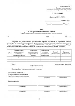 Политика в отношении обработки и защиты персональных данных
